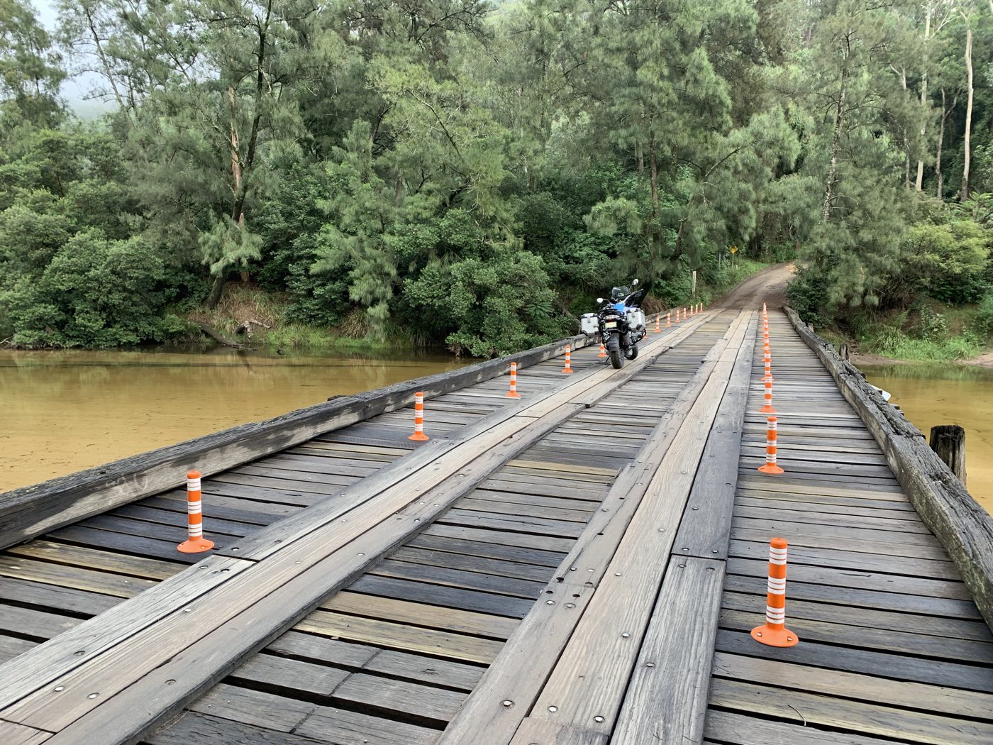The old timber bridge