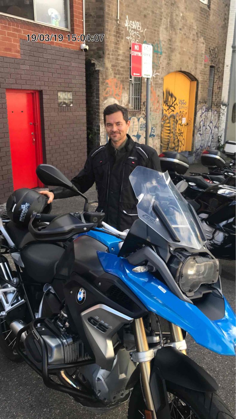 Picking up the BMW R 1250 GS