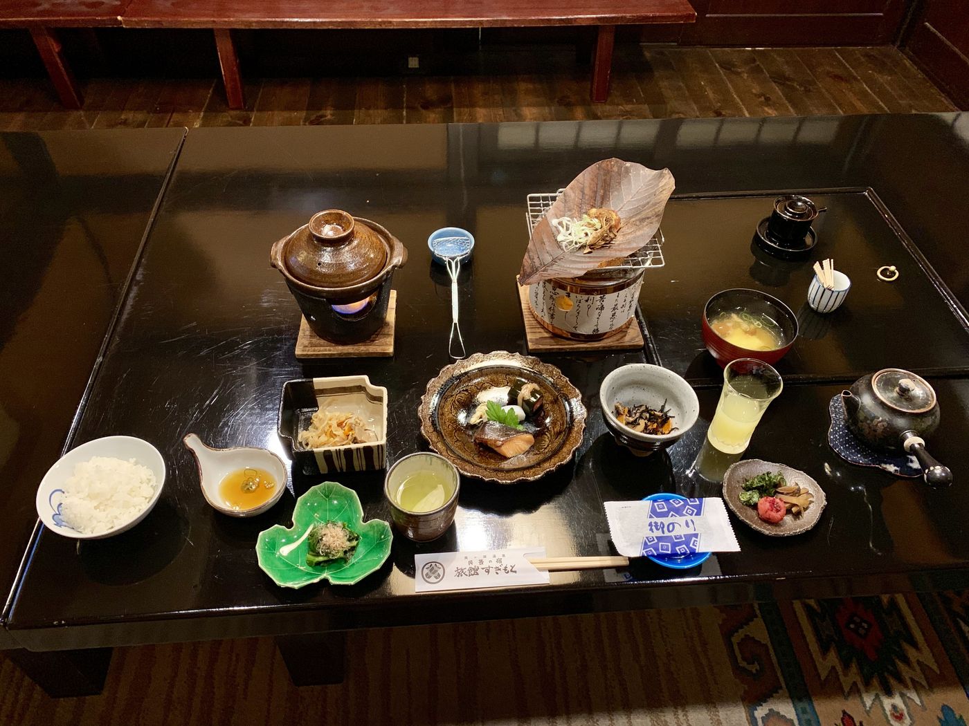 Breakfast at Ryokan Sugimoto