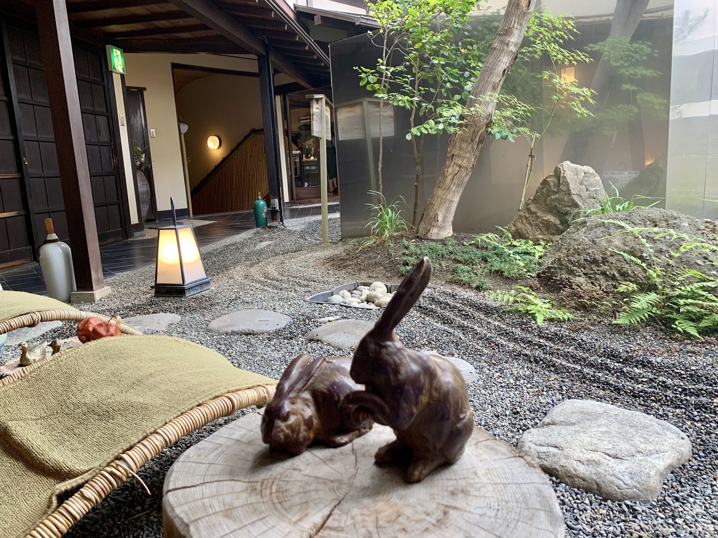 The garden at Ryokan Sugimoto