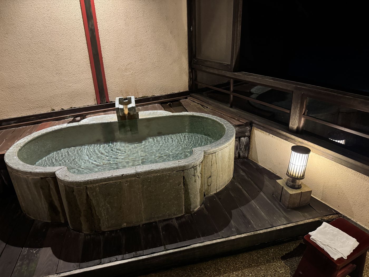 The private bath at Ekaki-no-Yado Fukusen