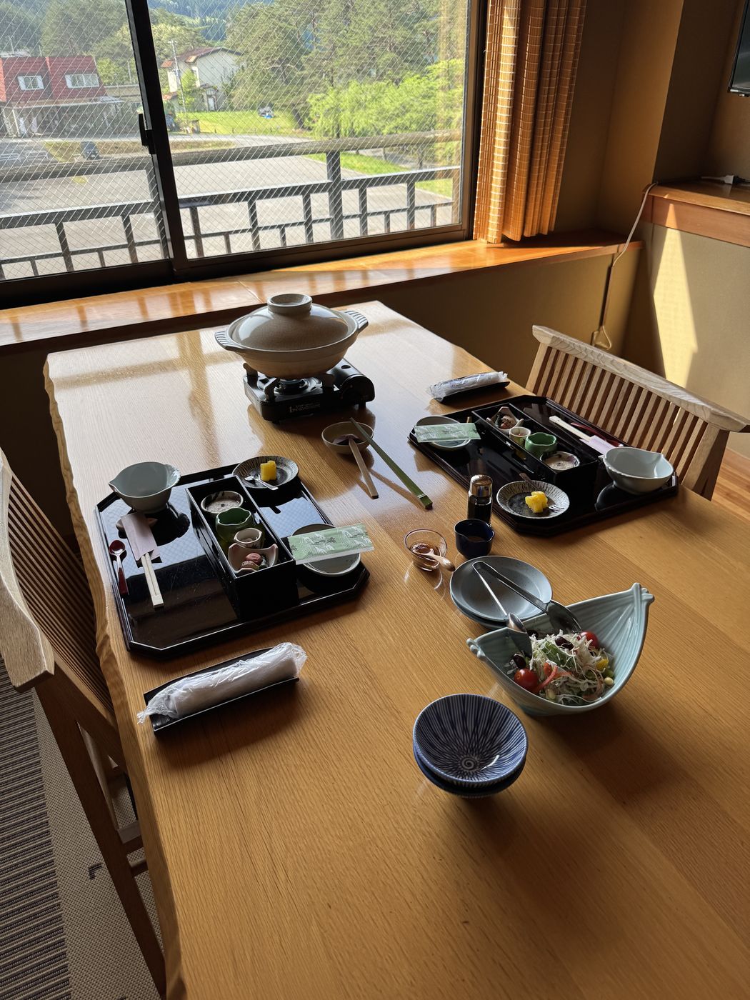Breakfast at Lake Tazawa