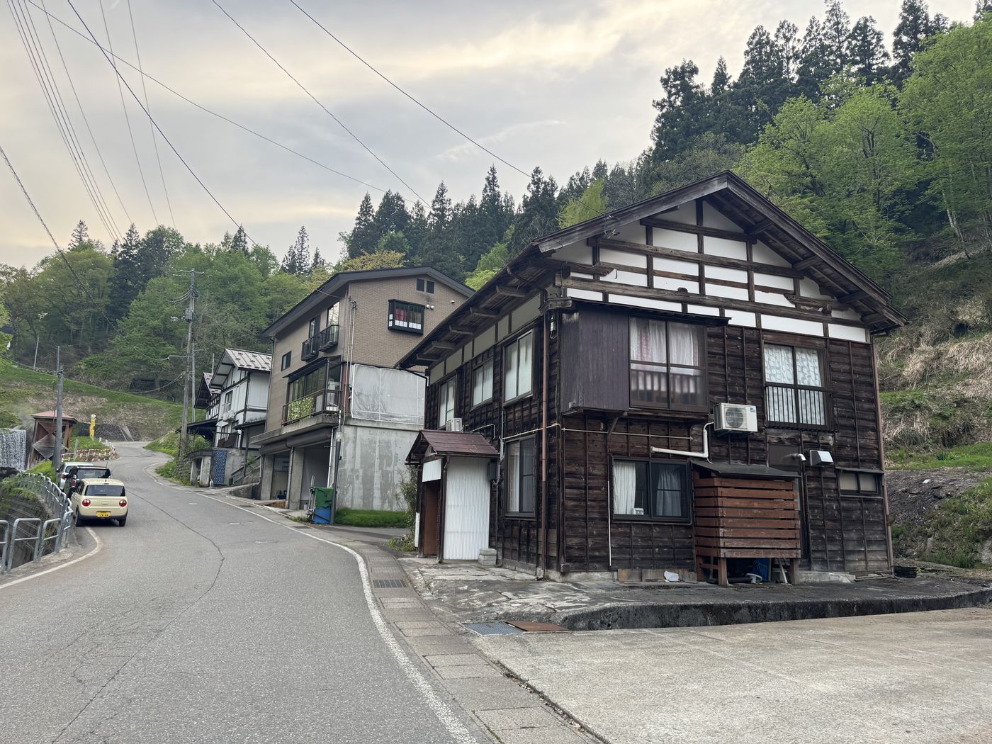 The village street in Matsunoyama