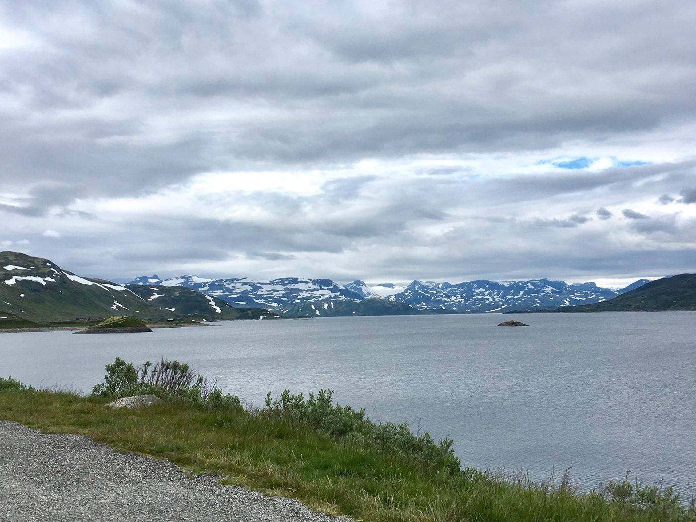 A mountain lake