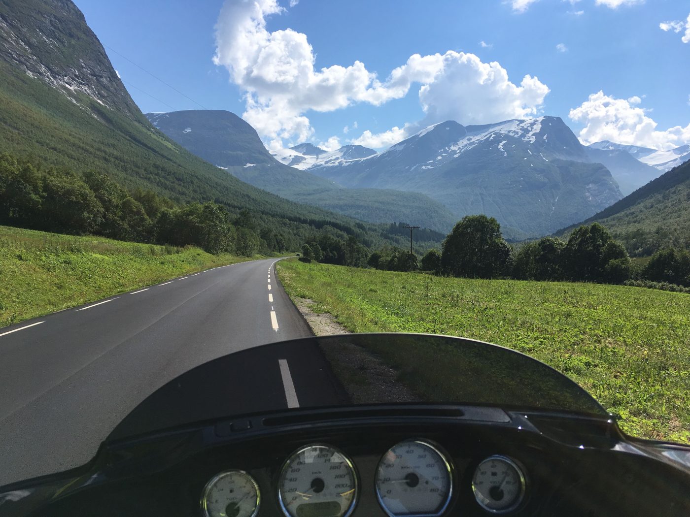 The mountain road