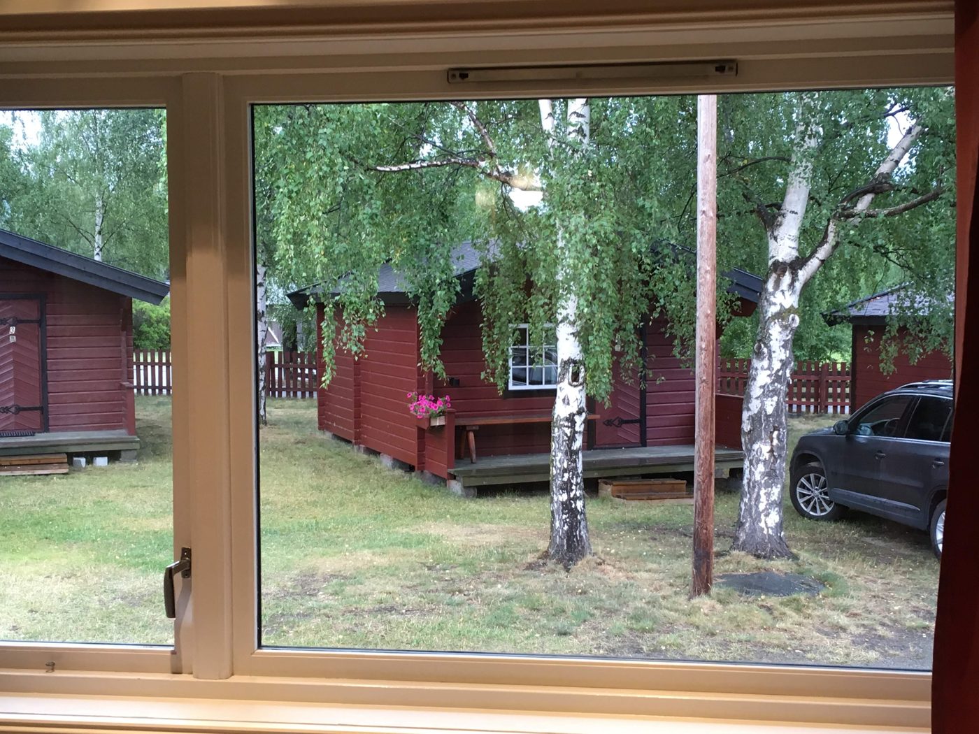 The view from the cabin