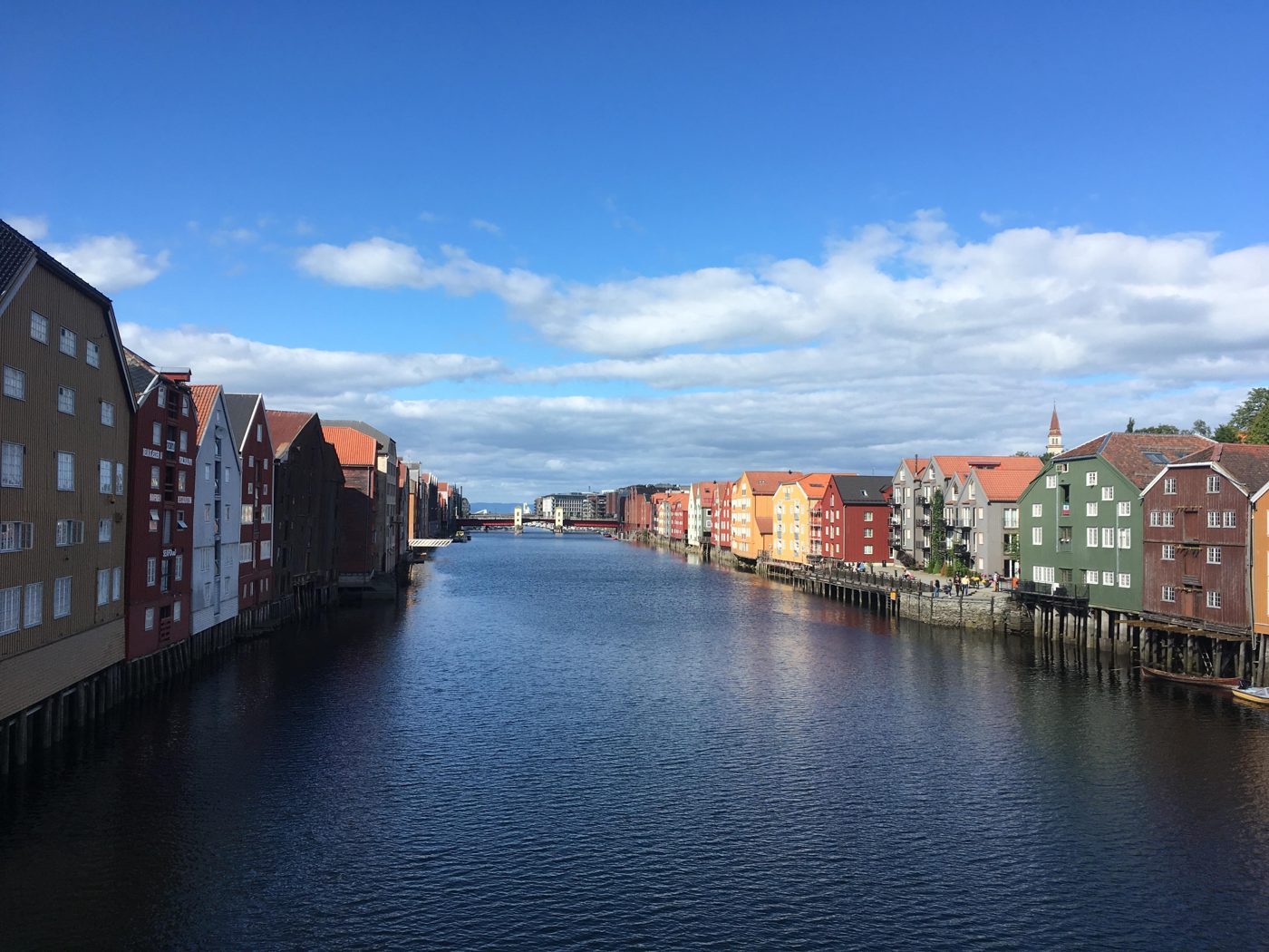 The old warehouses on the Nidelva, Trondheim