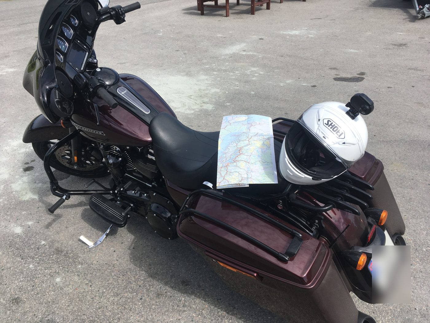 The map and the bike