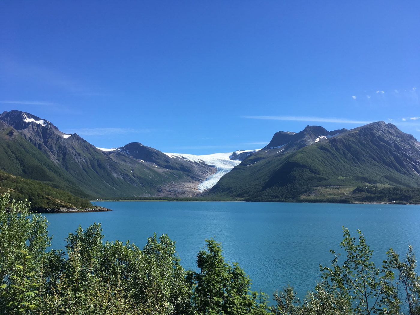 The Svartisen glacier