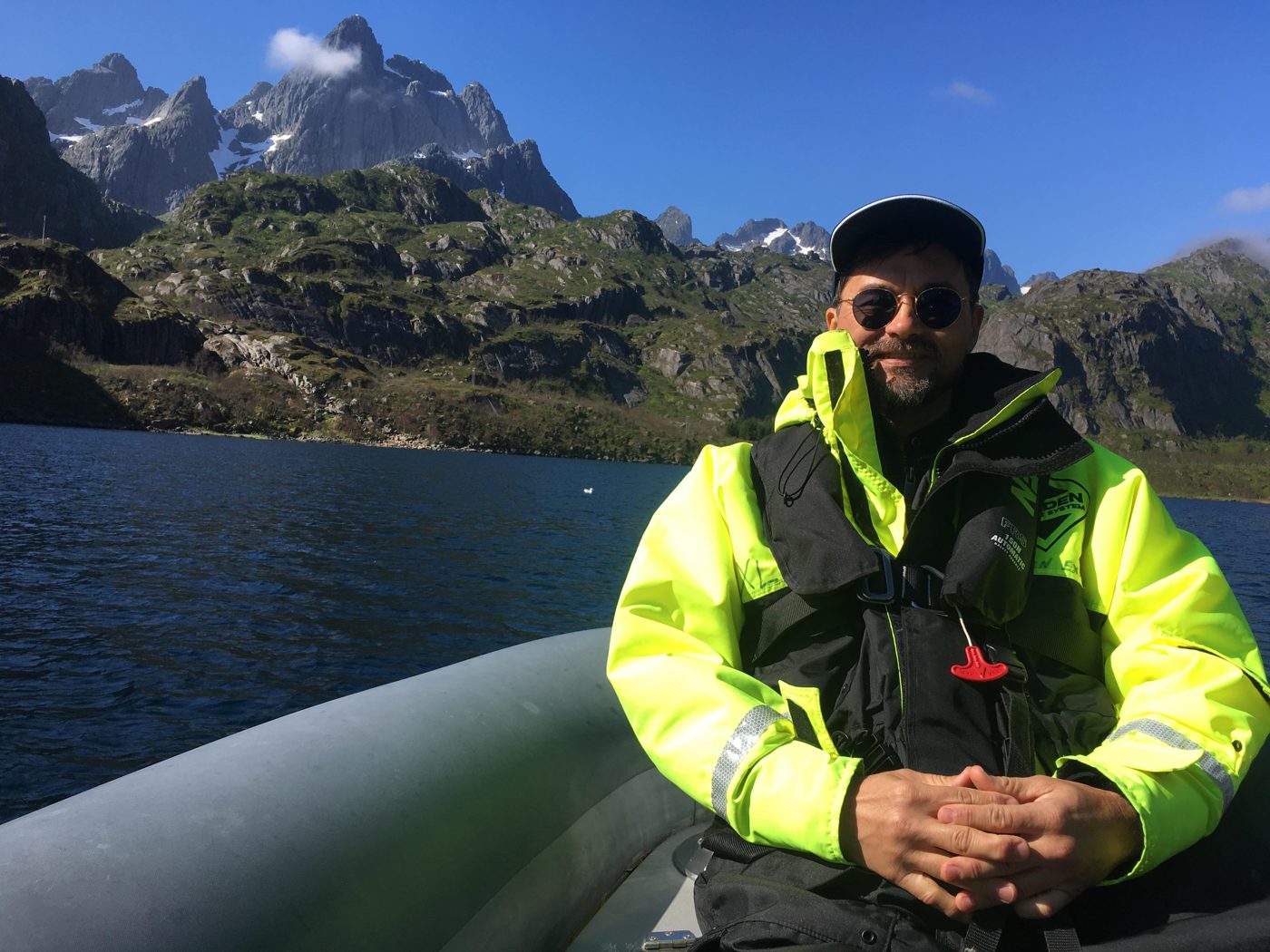 On the boat to Trollfjord