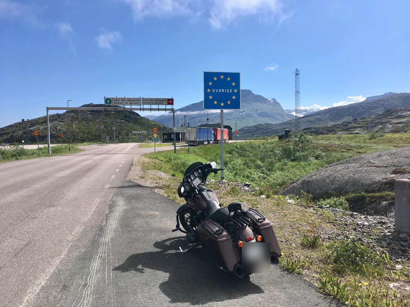 Crossing into Sweden