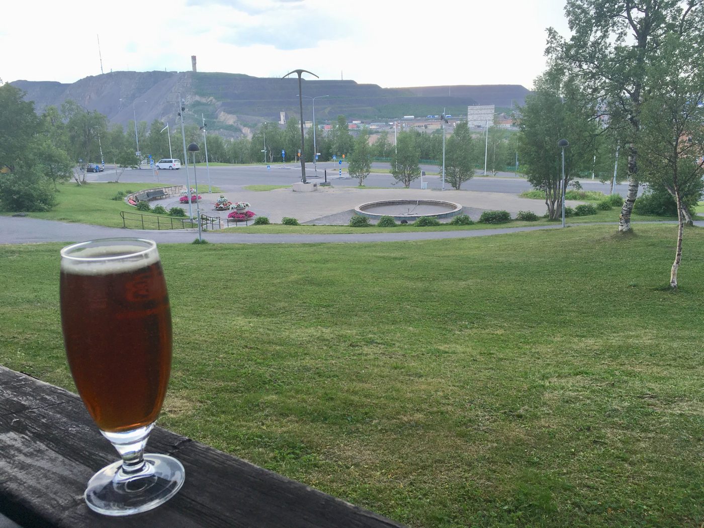 A beer in Kiruna