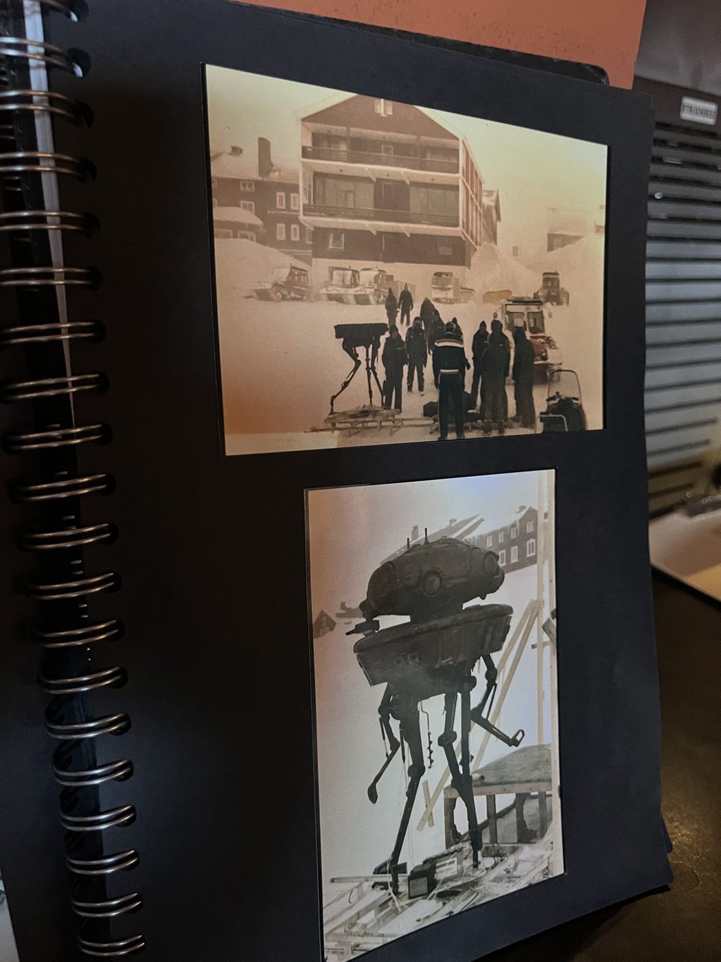 Photos from the filming of The Empire Strikes Back at Finse