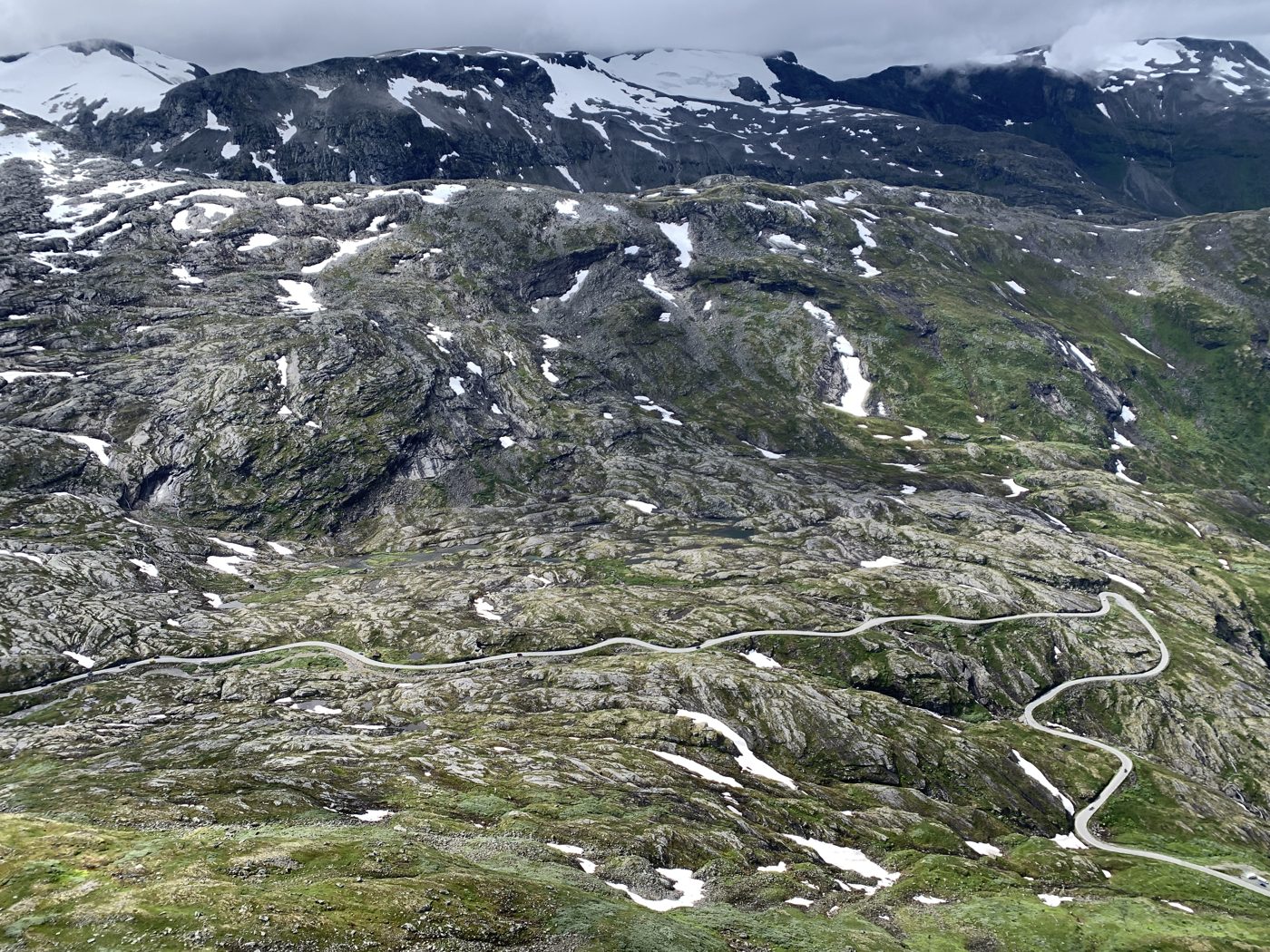 View from the Geiranger Skywalk - Dalsnibba