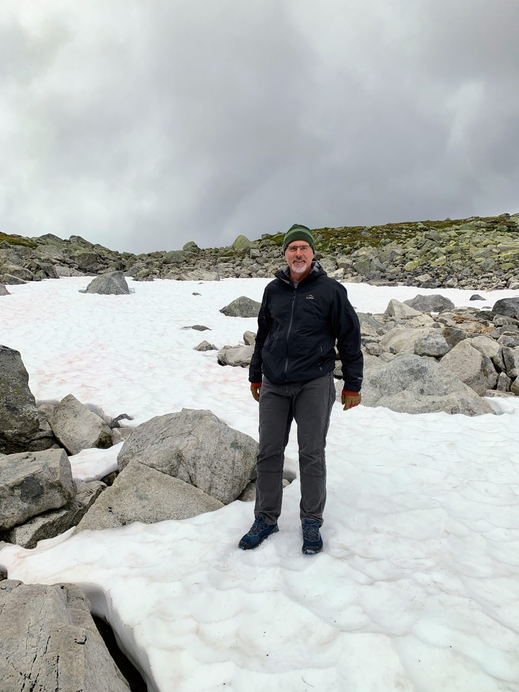 Snow on the hike