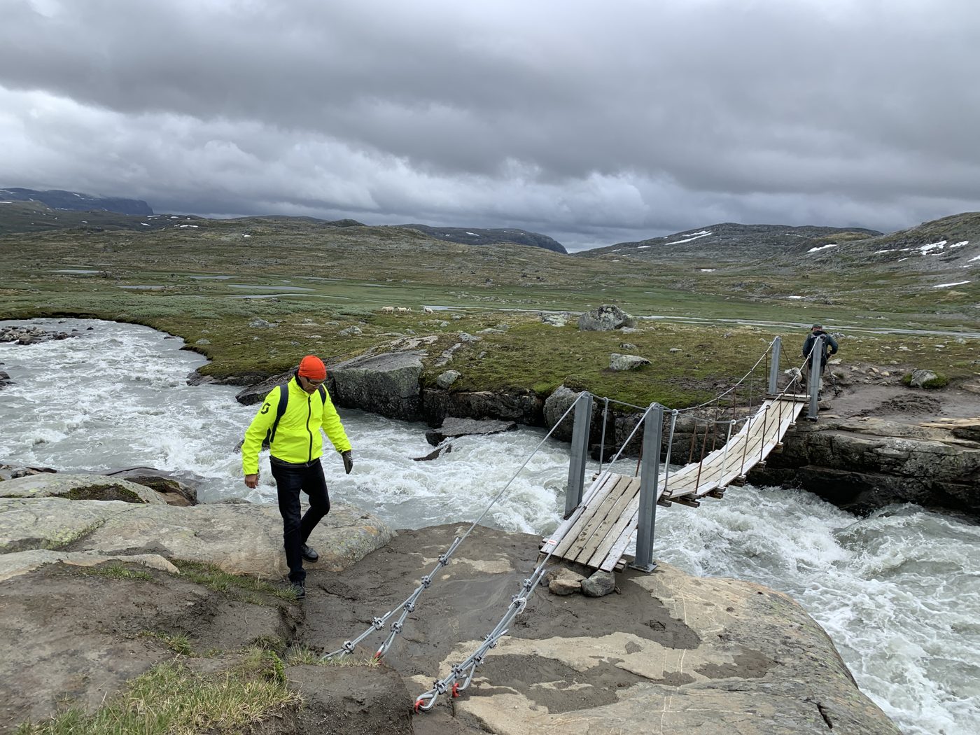 Crossing the river