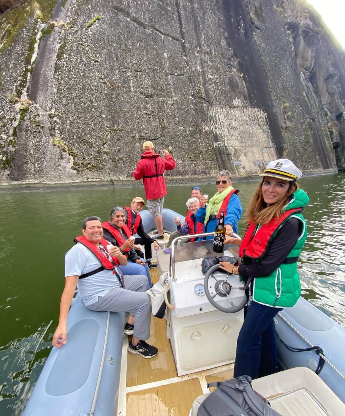 Out on the Douro by boat