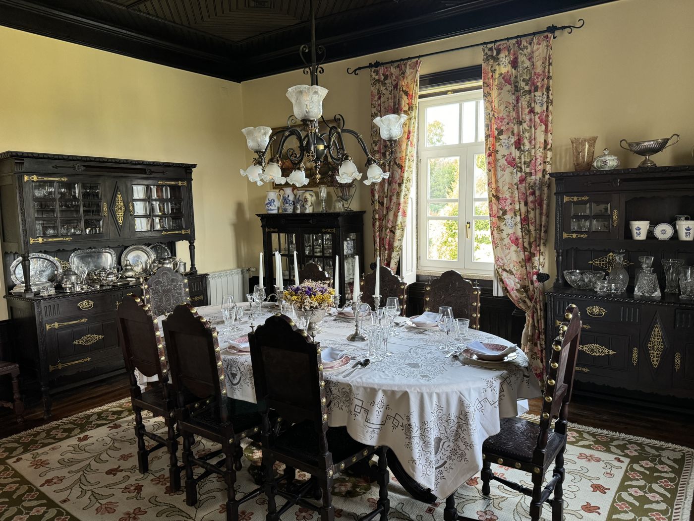 The dining room