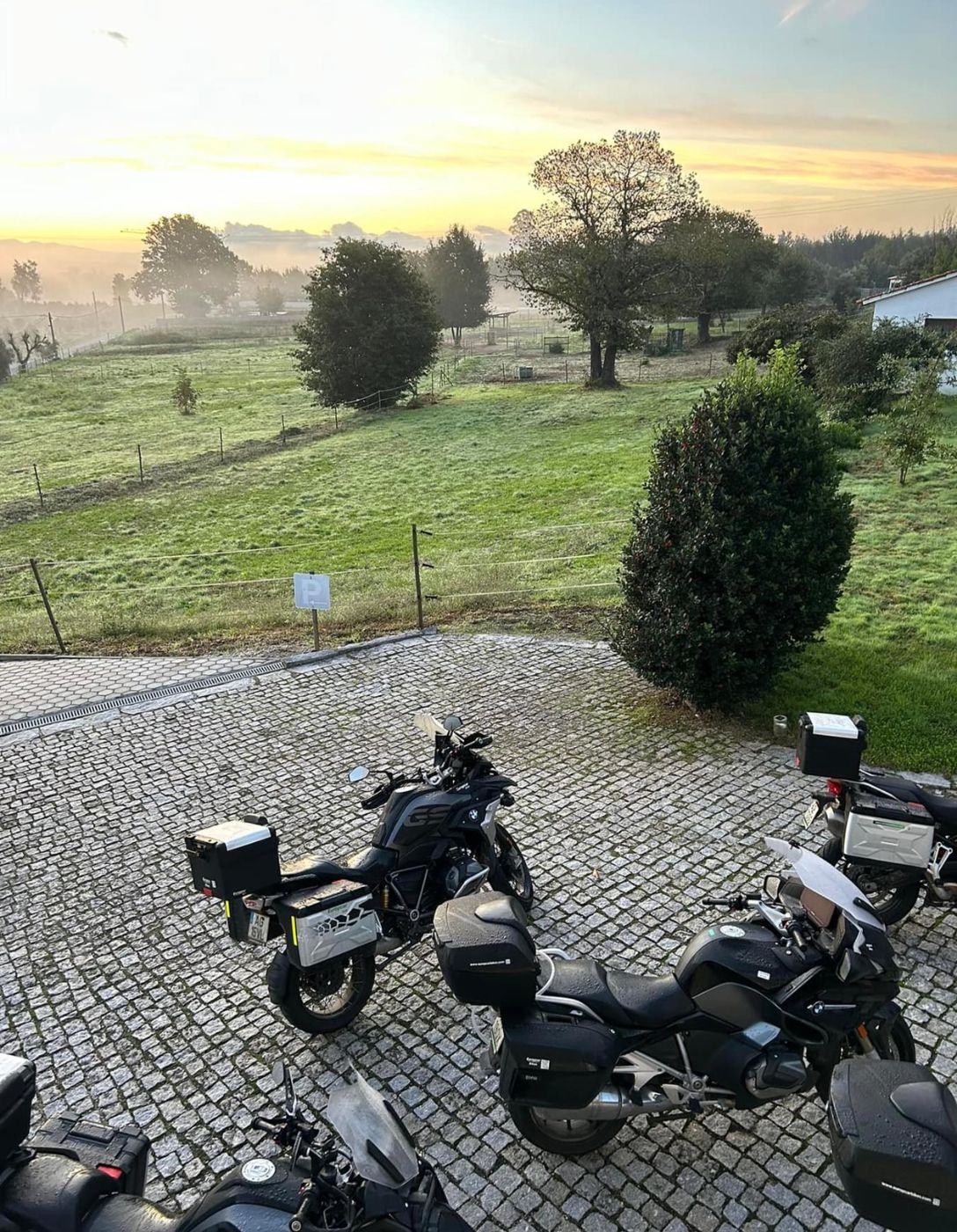 A misty morning start