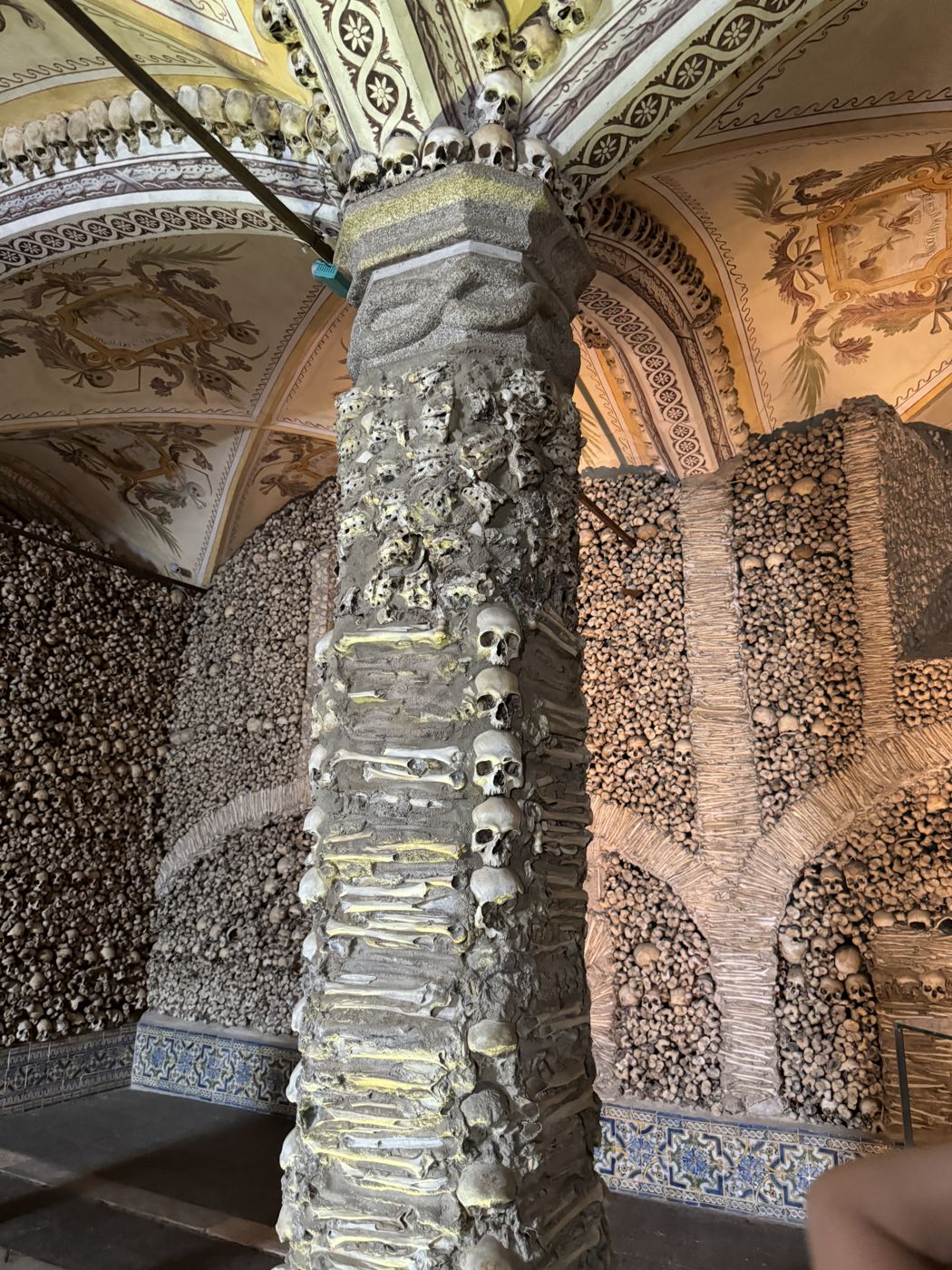 Inside the Chapel of Bones
