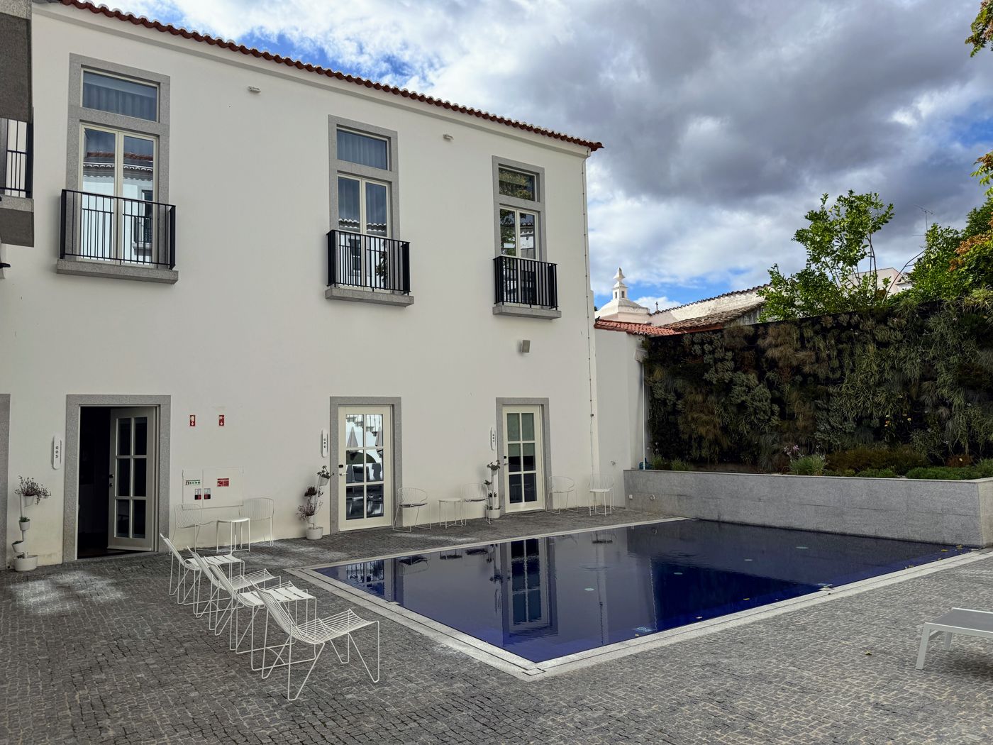 The pool at MouraSuites