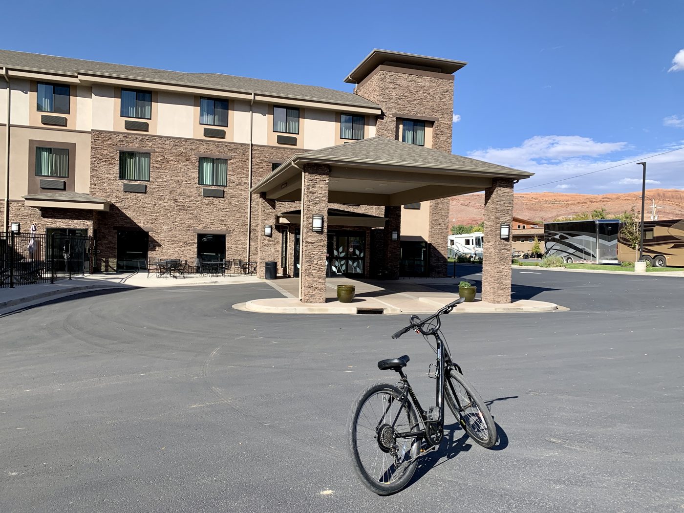 The hotel in Moab