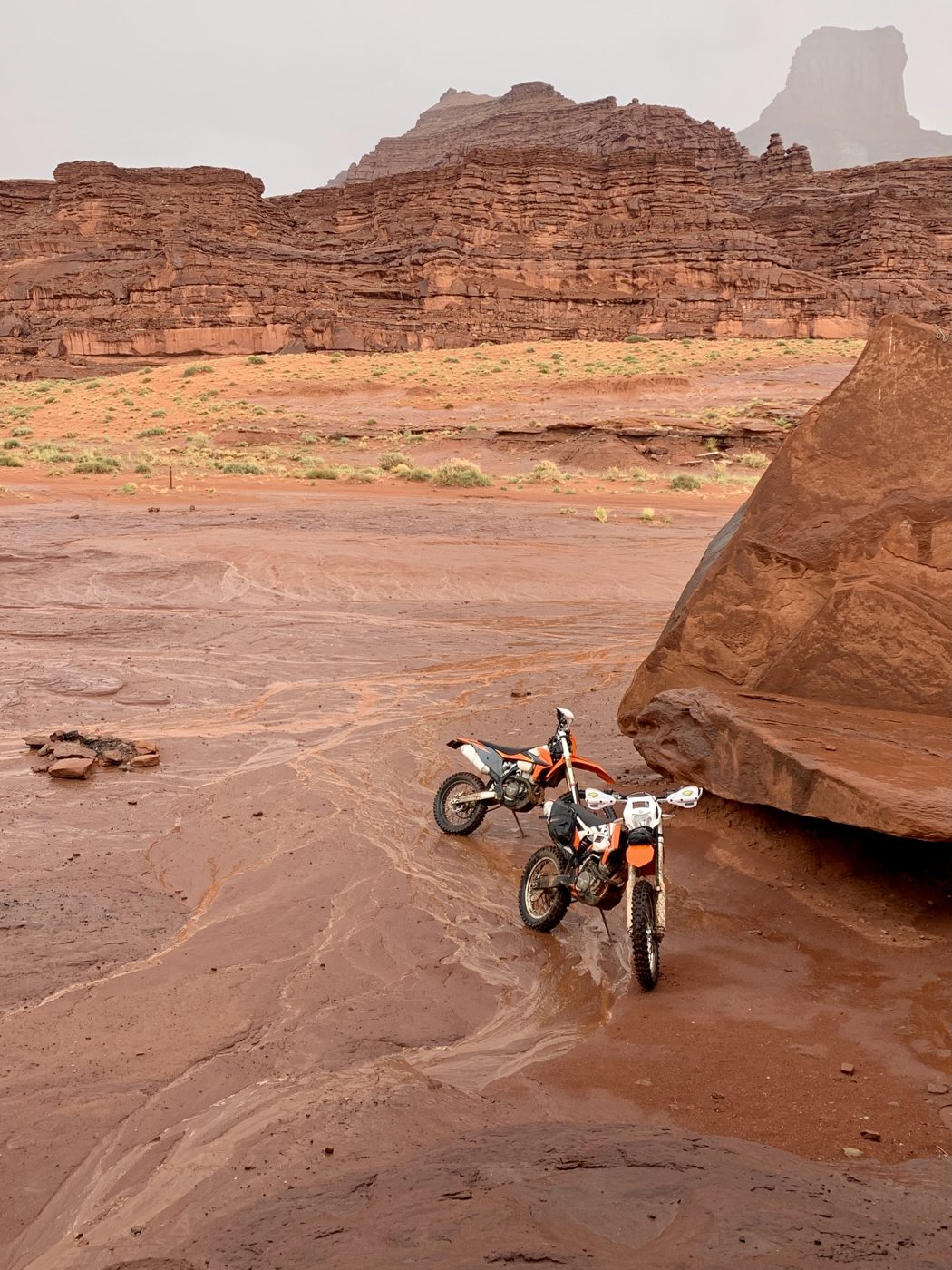 A break in the canyon