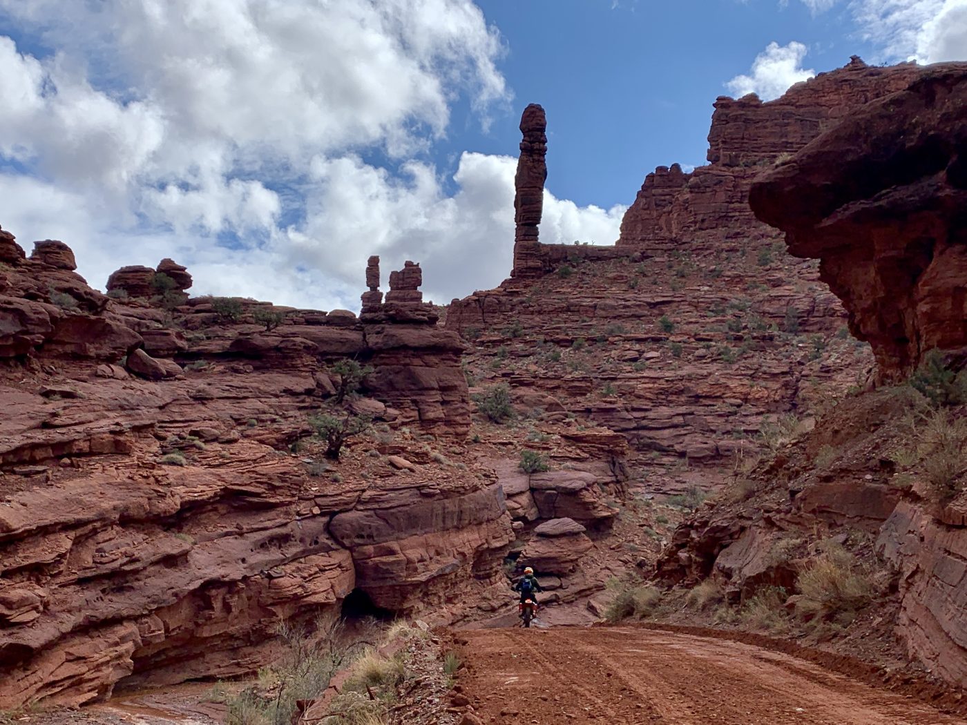 Red-rock walls
