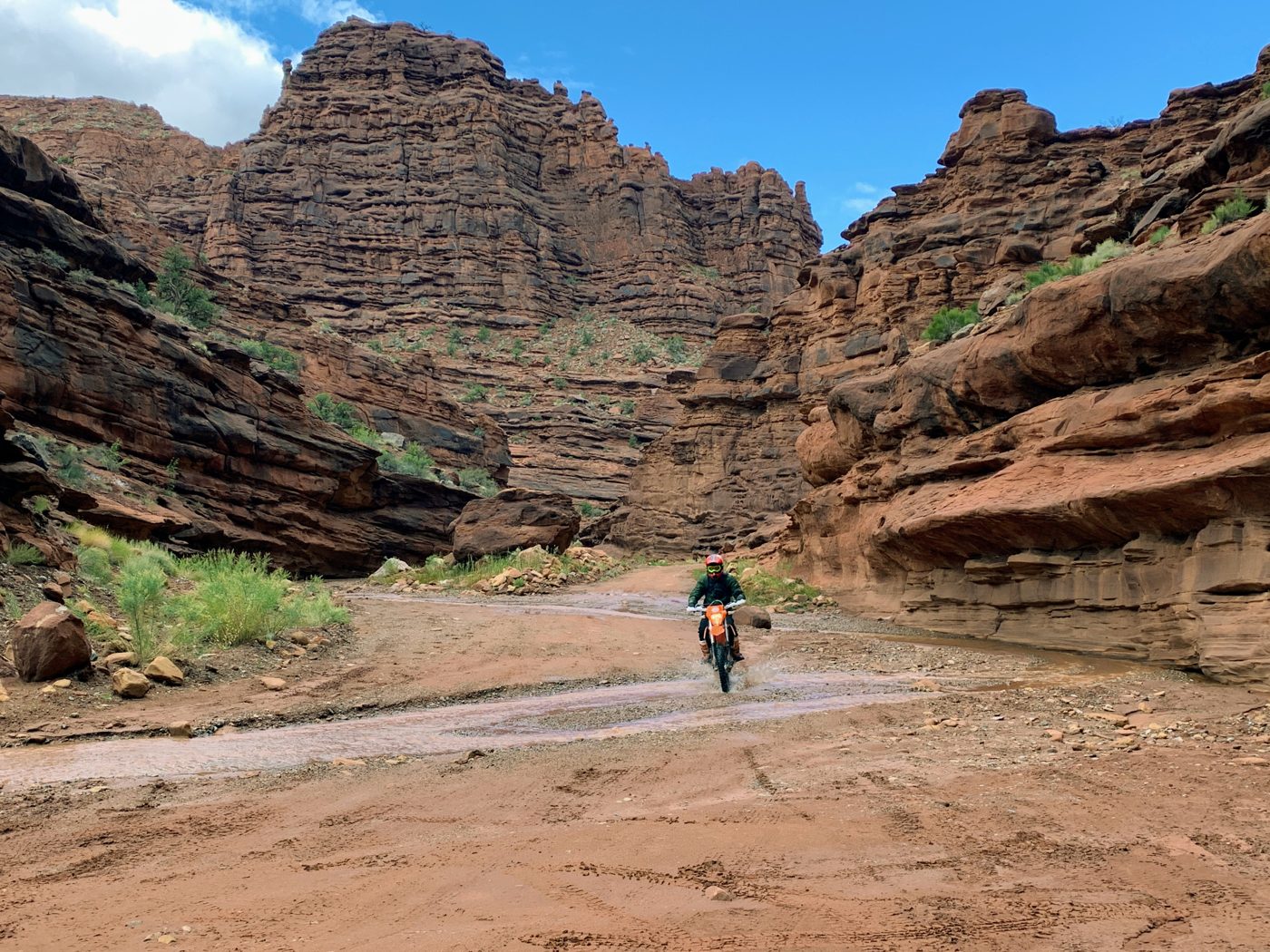 Down the canyon