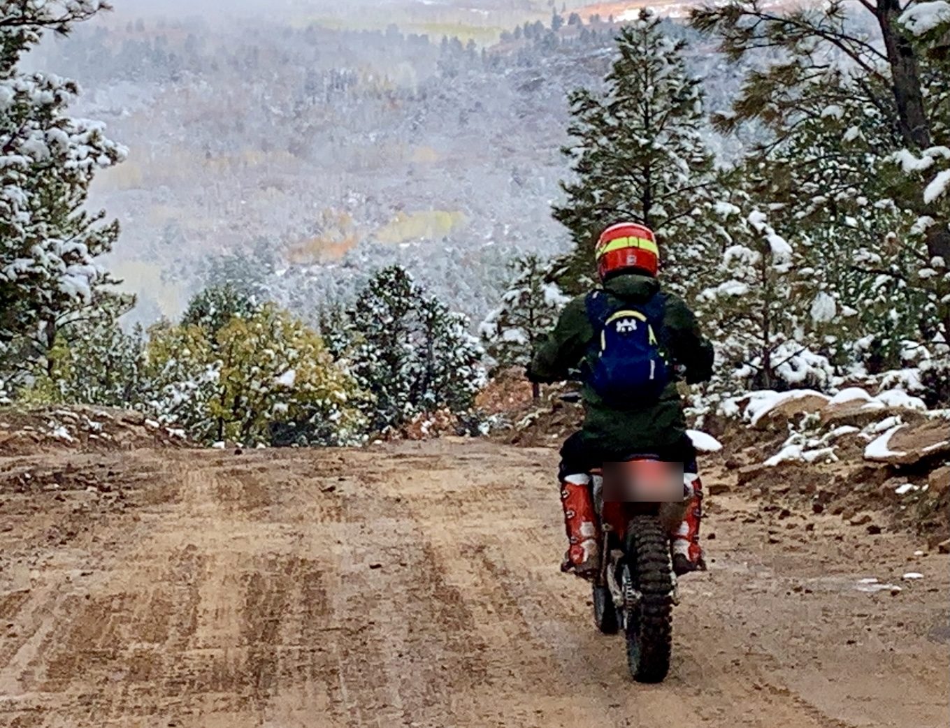 Snow in the La Sal Mountains
