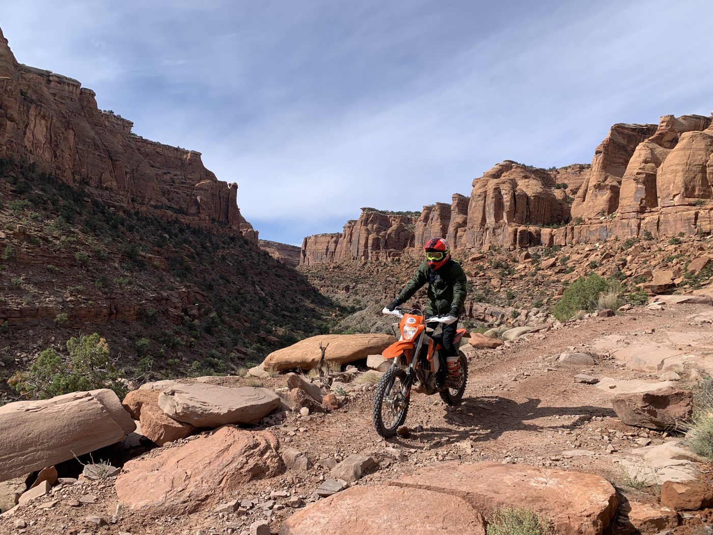 A rocky climb