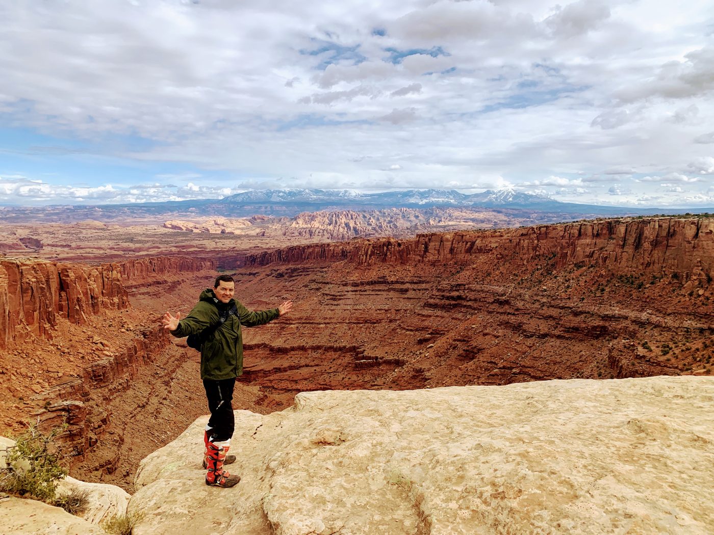 On the canyon rim