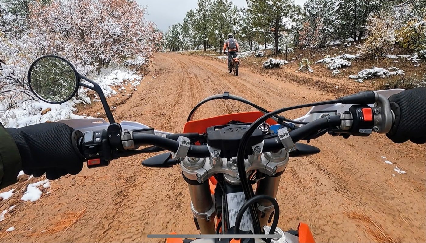 Following through the snow