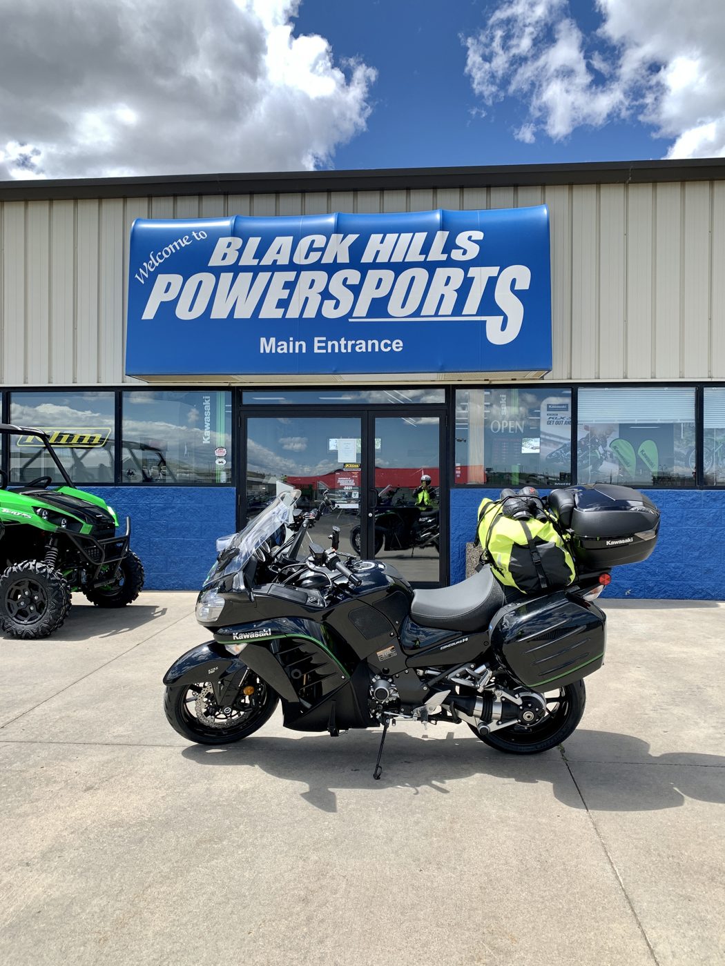 Picking up the Kawasaki Concours at Black Hills Powersports