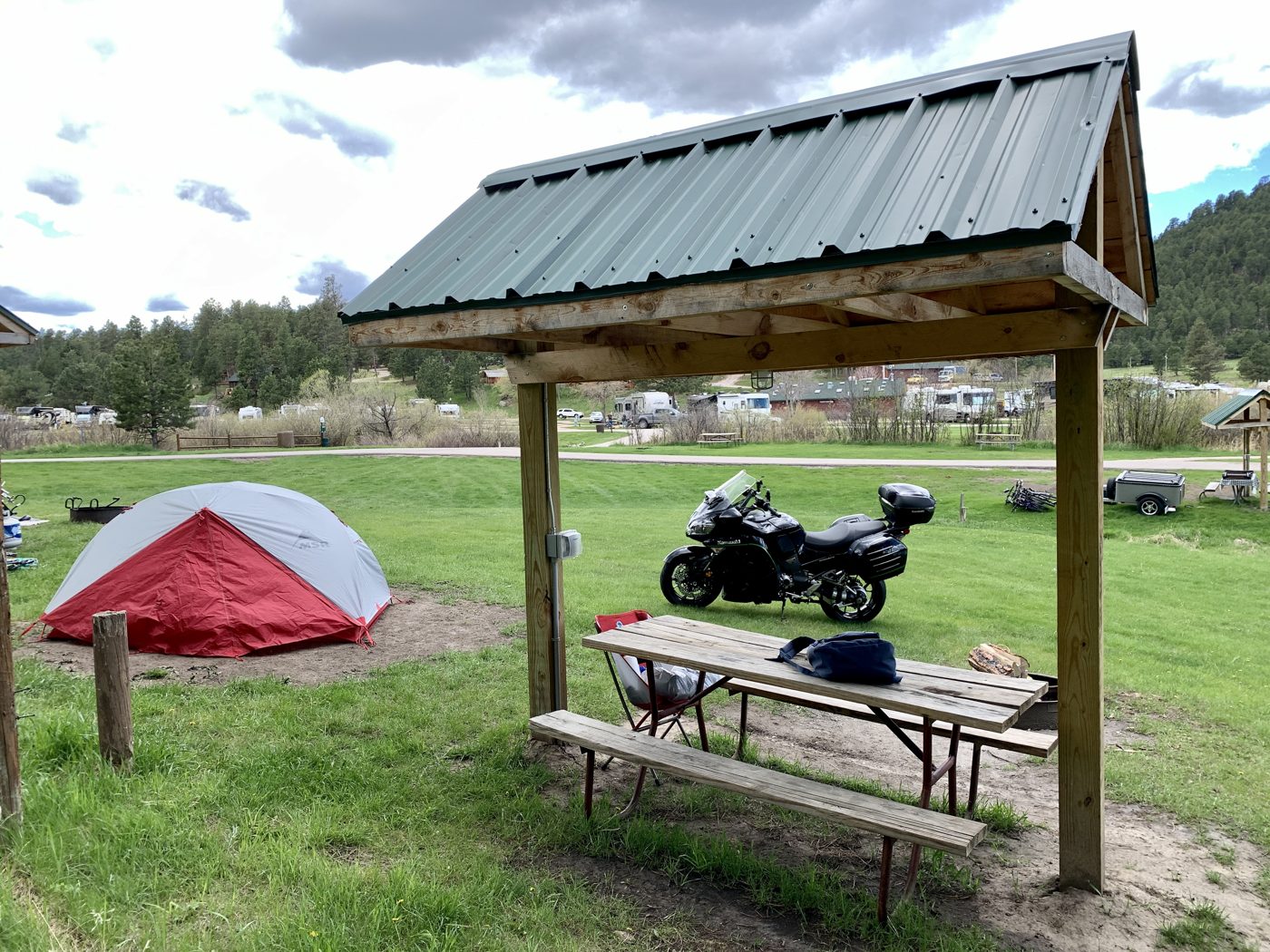 Camp at Palmer Gulch