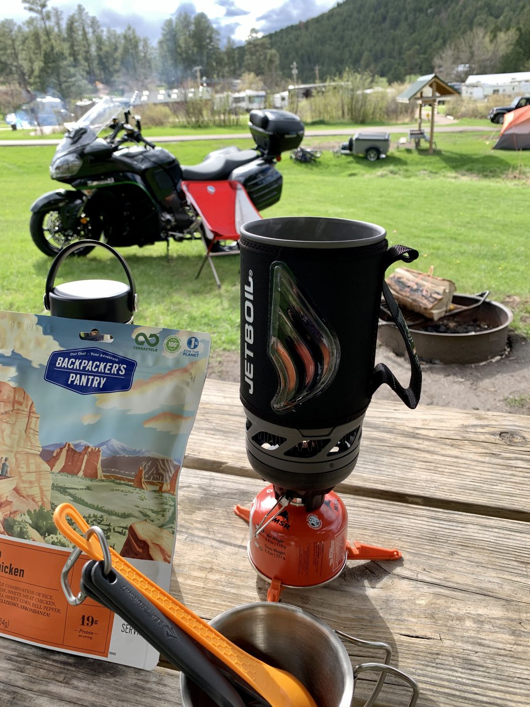 Coffee at camp