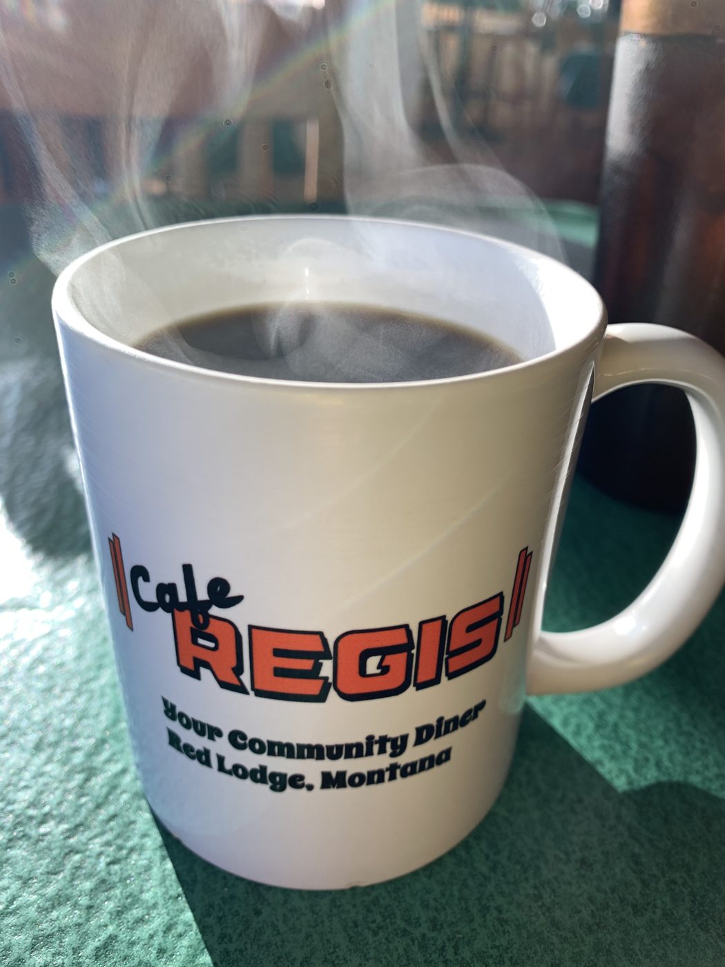 Coffee at Cafe Regis, Red Lodge