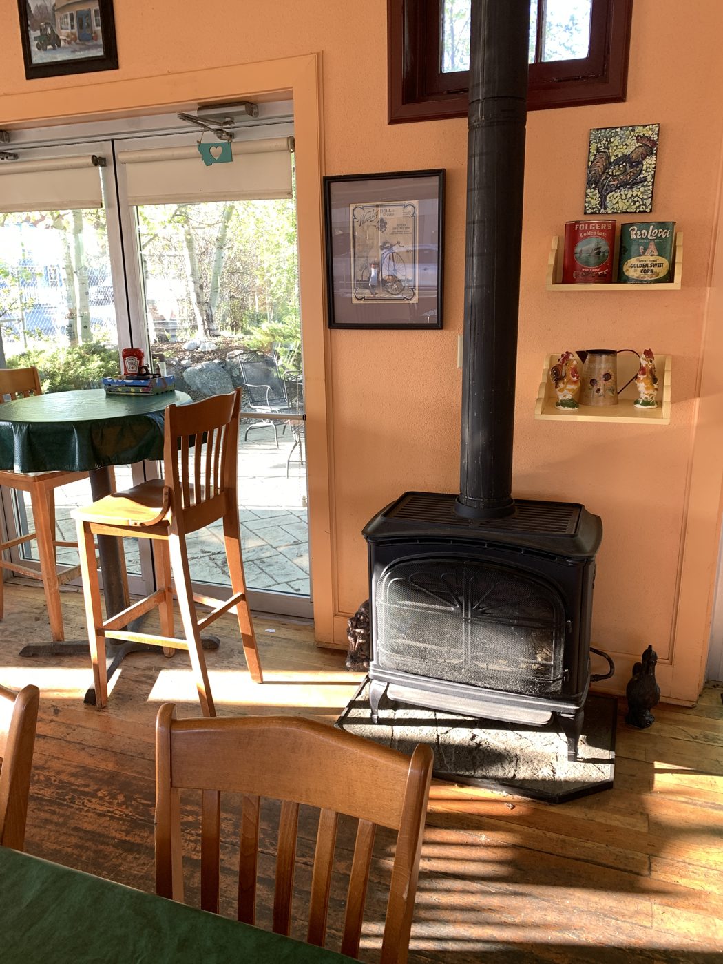 Inside Cafe Regis