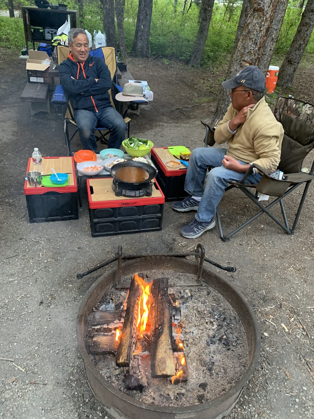Around the campfire