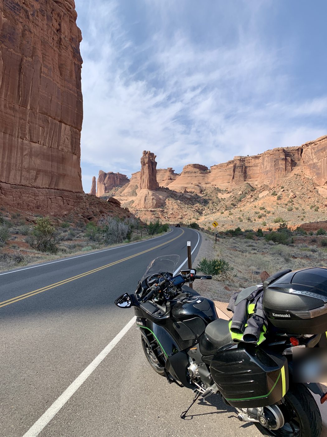 The road through Arches