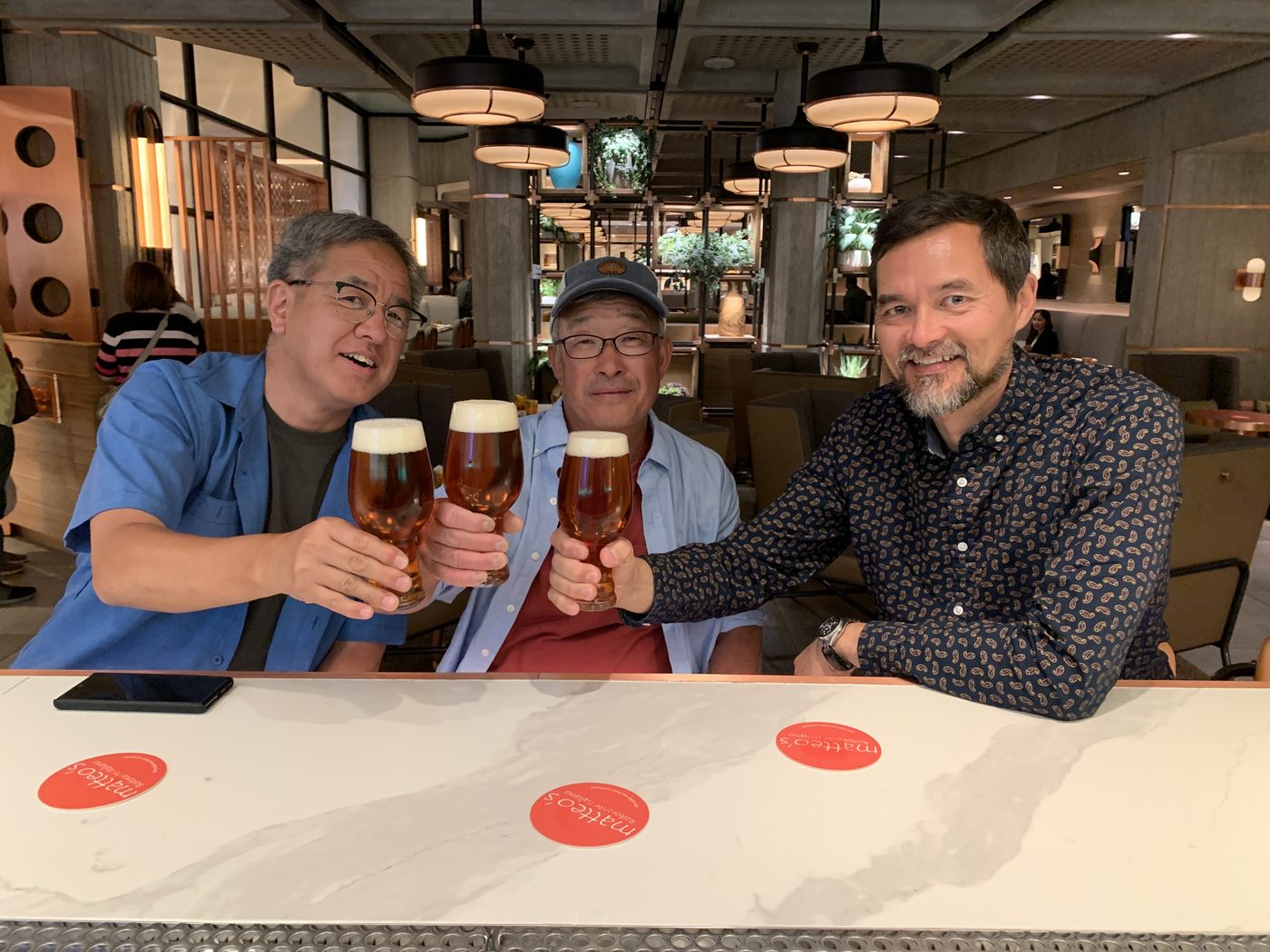 Cheers with friends