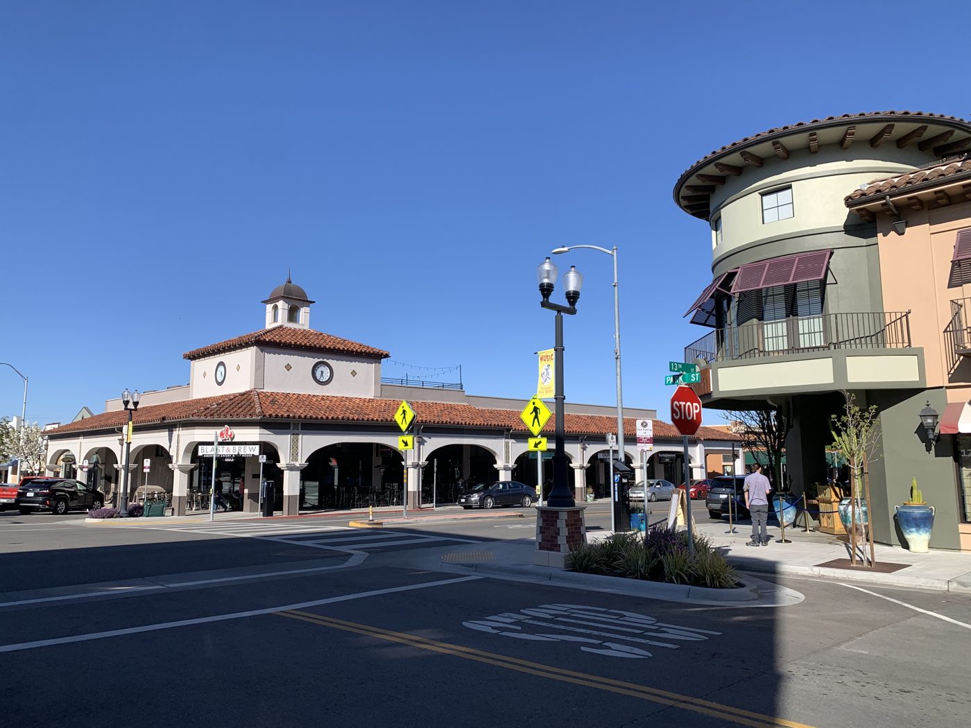 The town square, Paso Robles