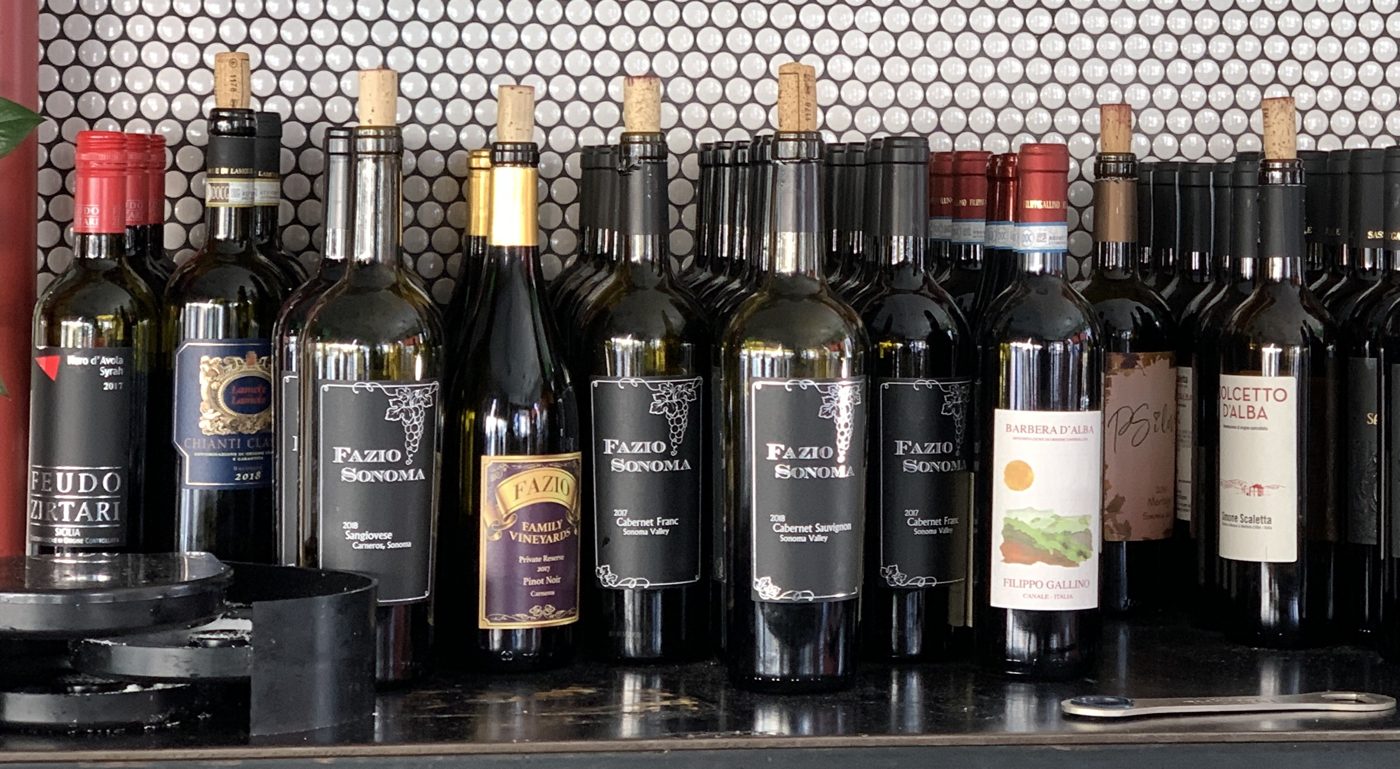 The wine wall
