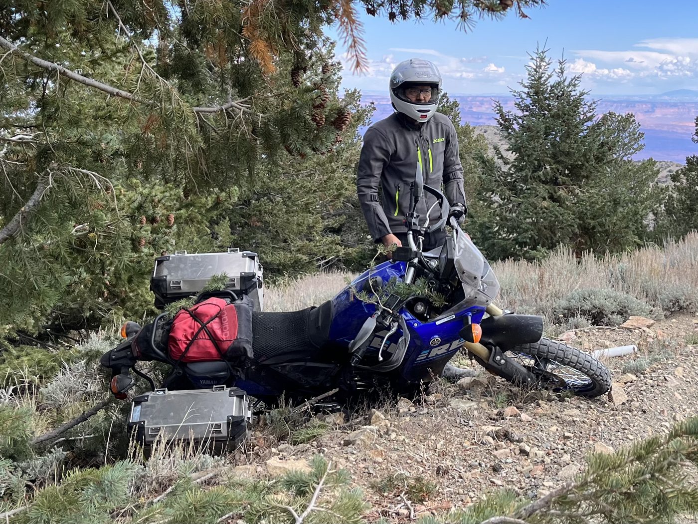 Multiple drops on Bull Creek Pass