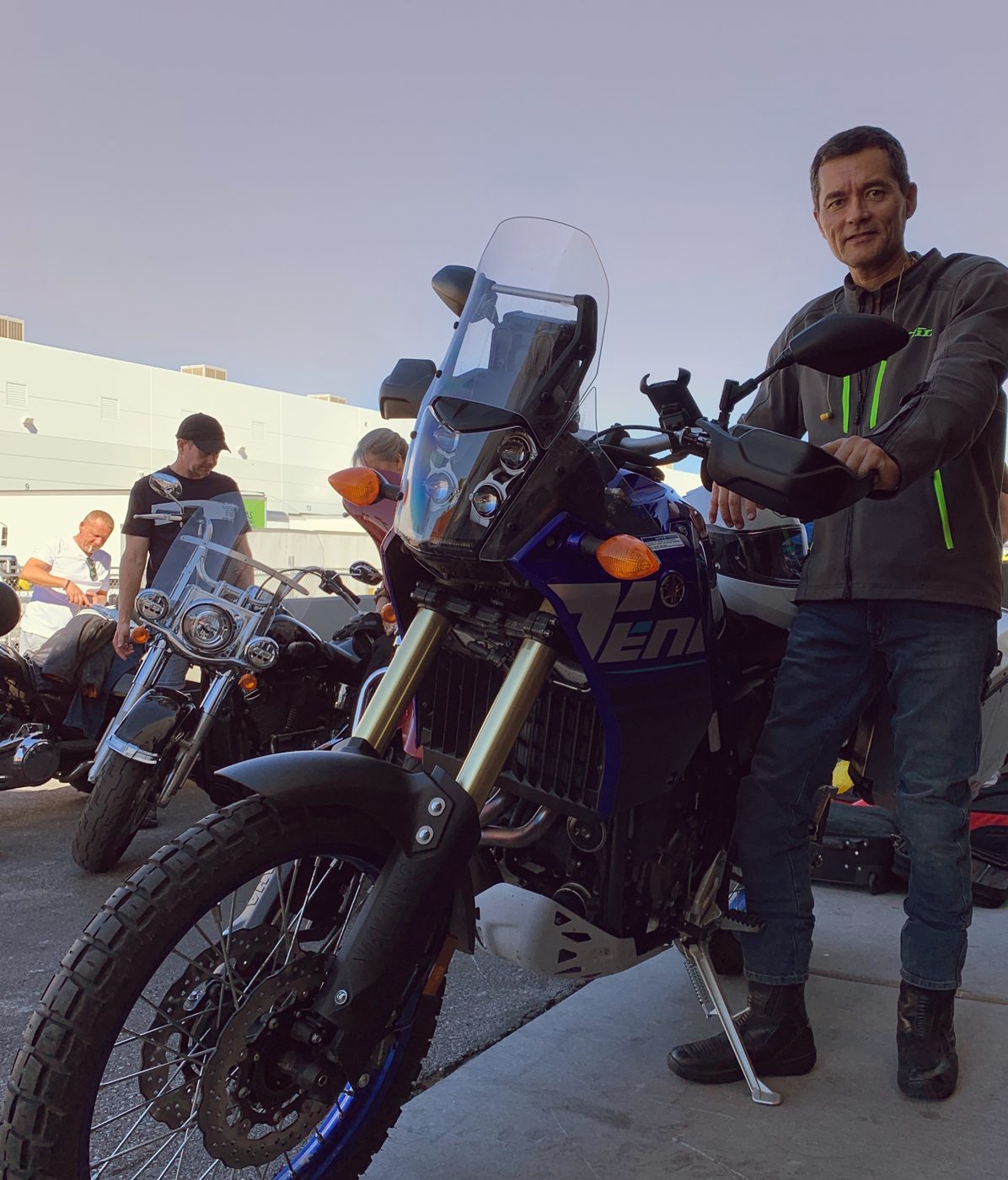 Picking up the bikes at EagleRider Las Vegas