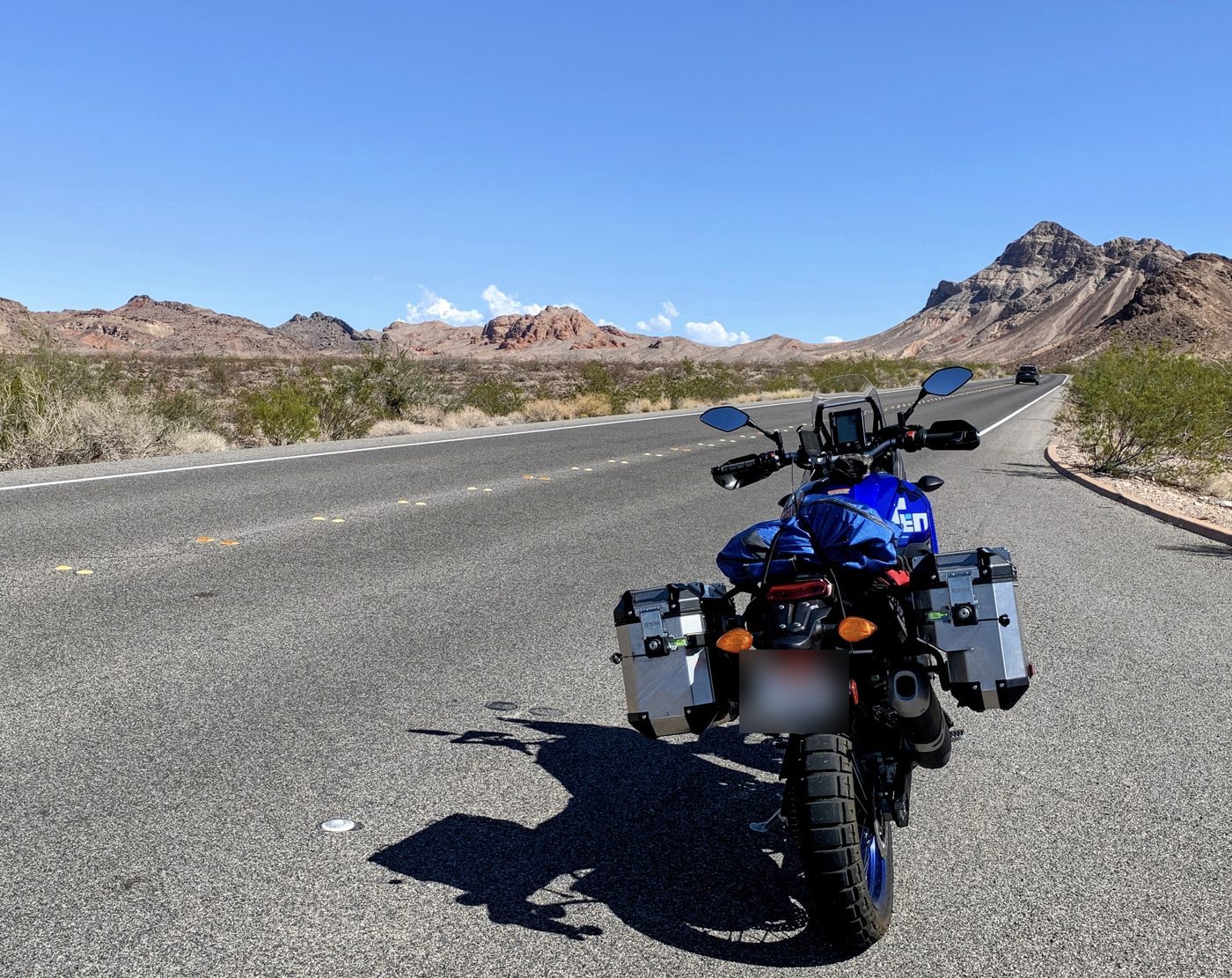 Northshore Road along Lake Mead
