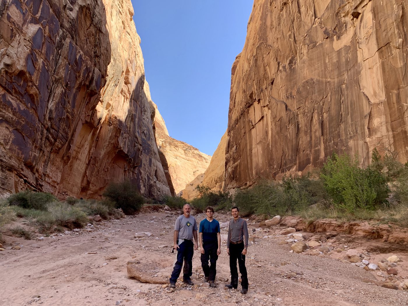 In the canyons of Capitol Reef