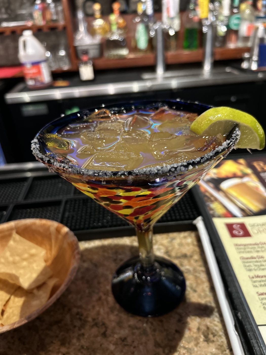 A margarita at El Mexicali Cafe II