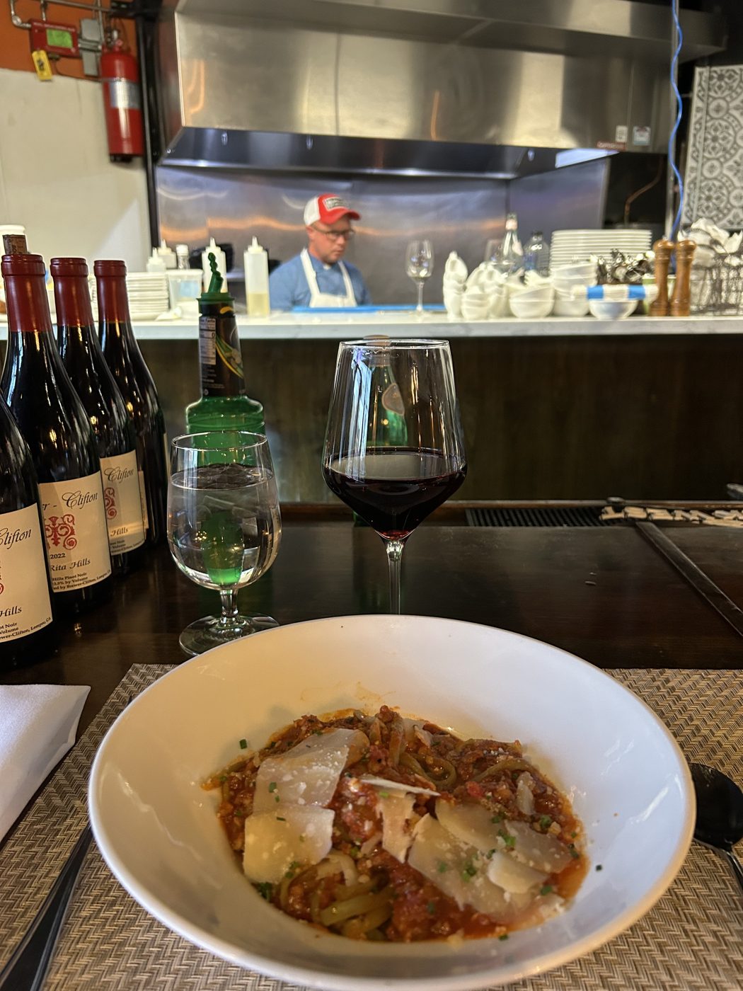 Pasta at Village Chophouse