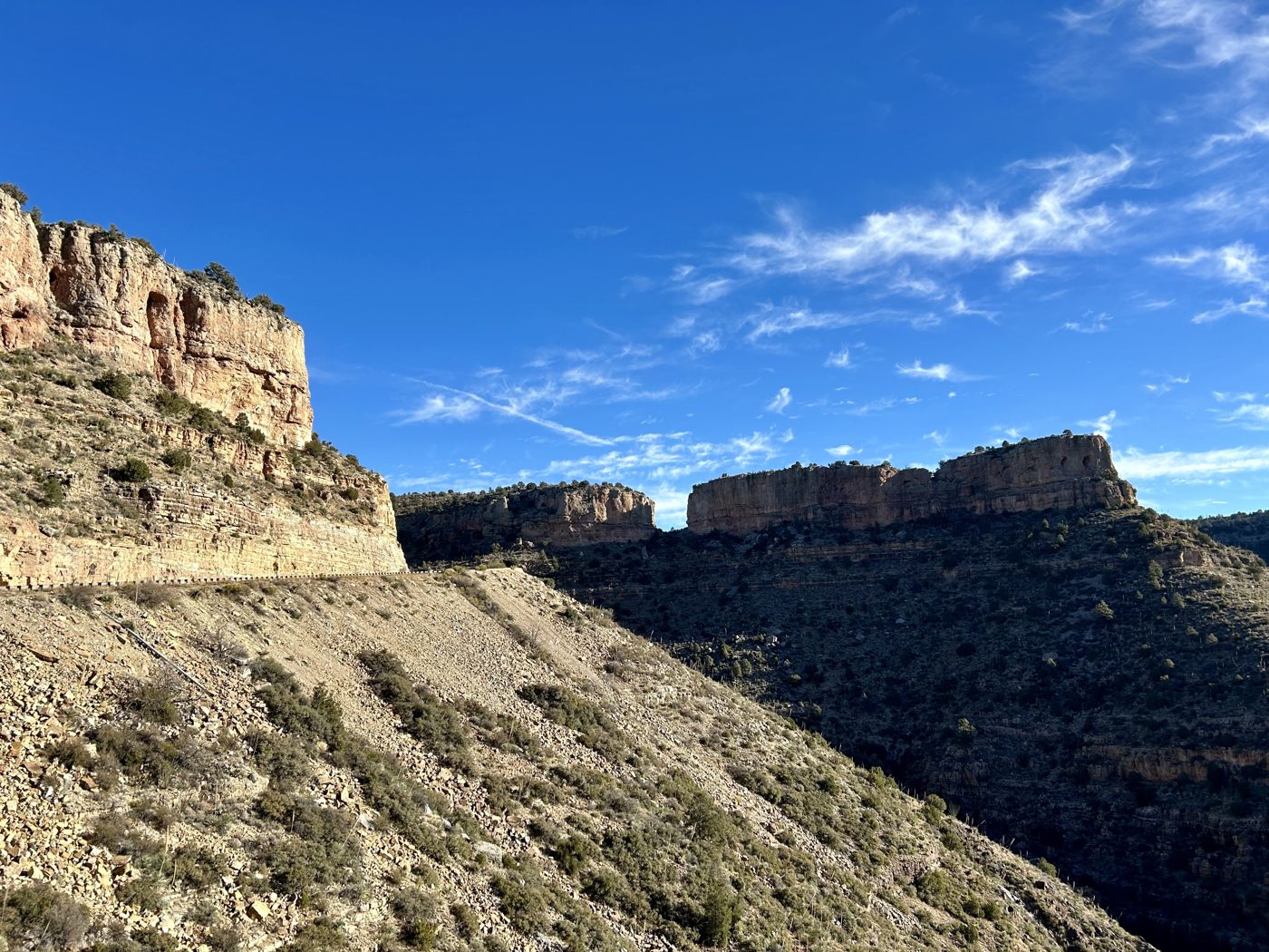 Cliffs above the Salt River